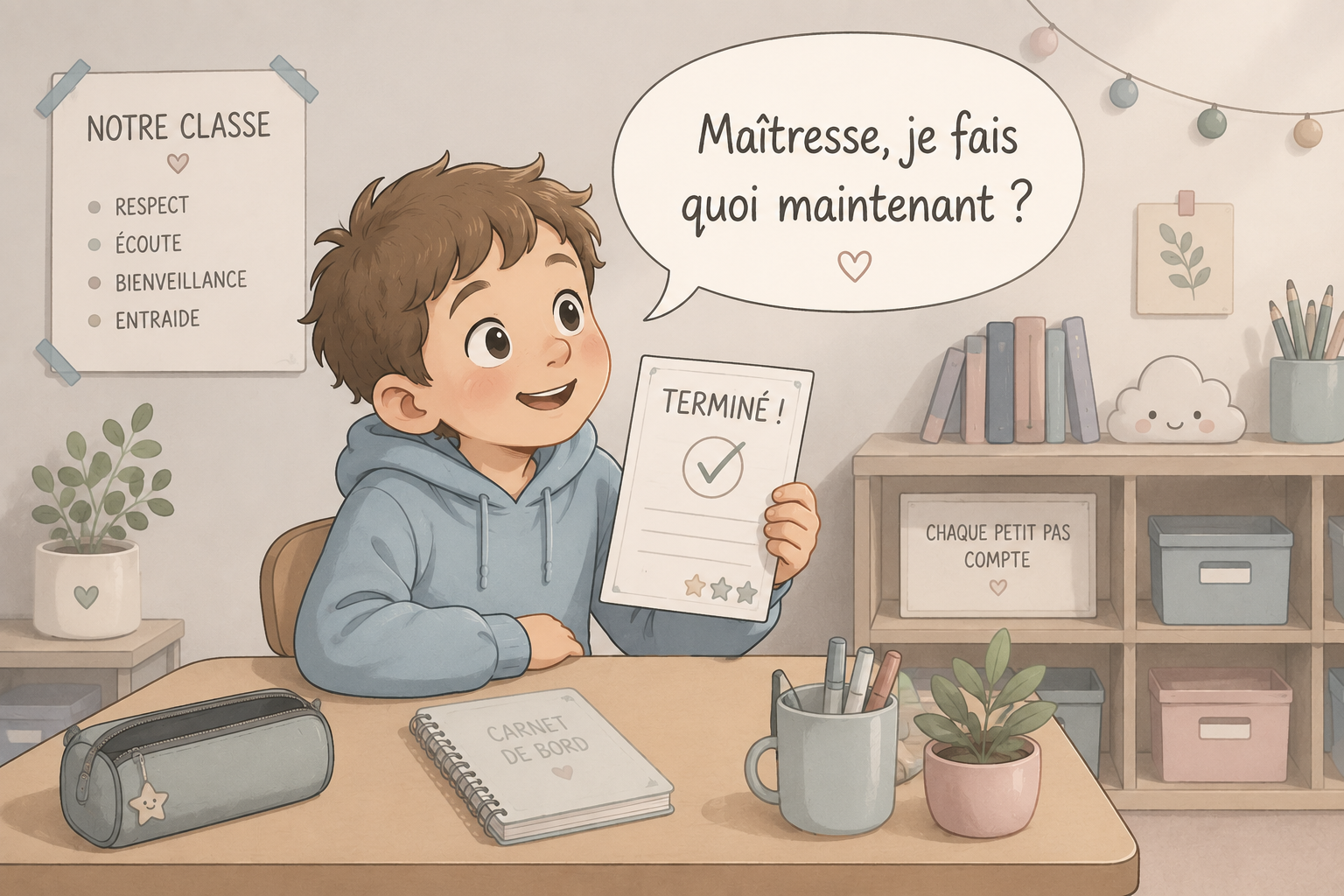Autonomie en classe : que faire des élèves qui finissent en avance ?