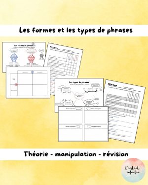 Les types et les formes de phrases – Pack complet